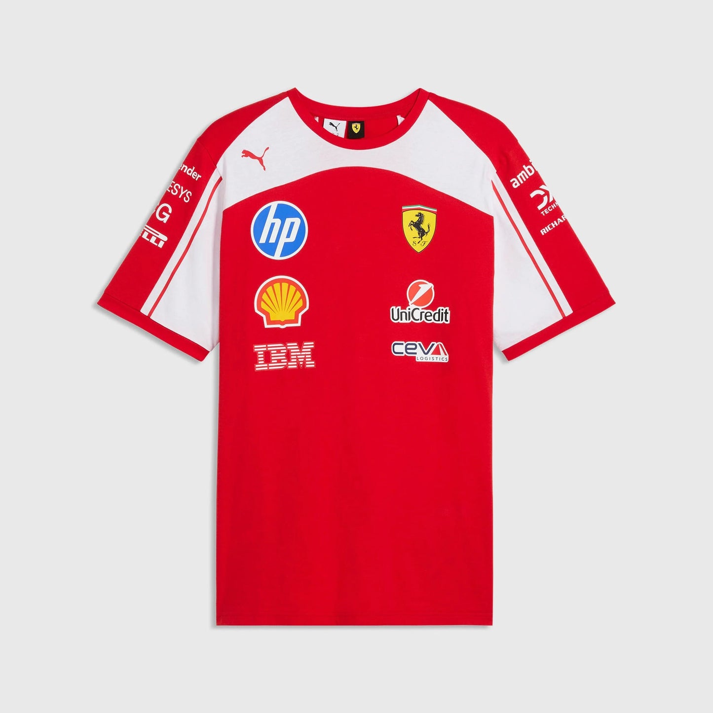 Scuderia Ferrari F1 Ladies Team Tee Shirt Red