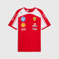 Scuderia Ferrari F1 Ladies Team Tee Shirt Red