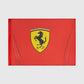 Scuderia Ferrari F1 Shield Logo Flag Red