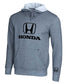 Honda Grey Pullover Hooded Sweatshirt