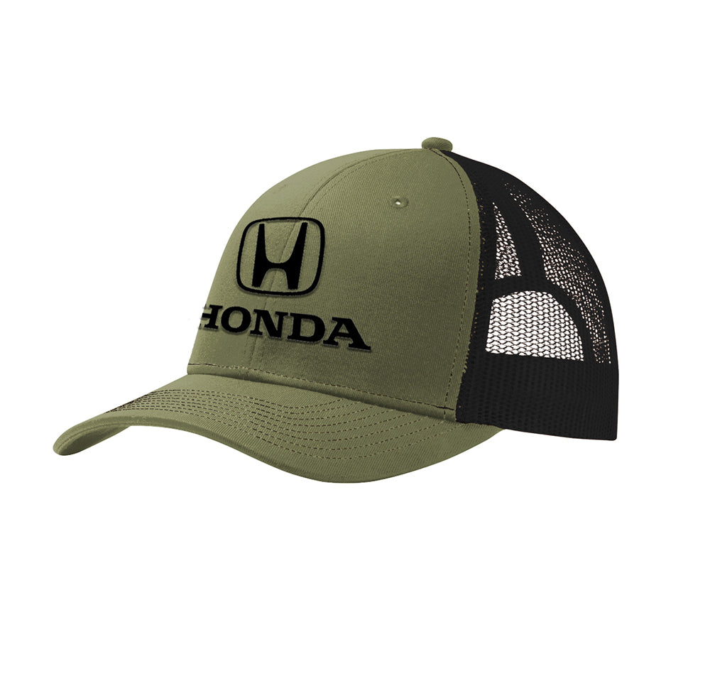 Honda Army Green/Black Trucker Hat