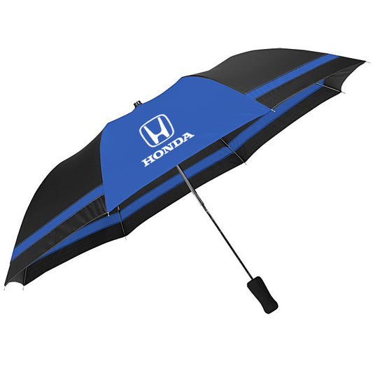 Honda Black/Blue Travel Umbrella