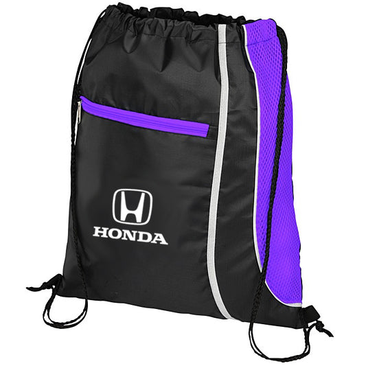 Honda Purple Sports Drawstring Bag