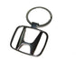 Honda Chrome Metal Logo Keychain