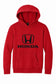 Honda Racing Kids Logo Hoodie Red