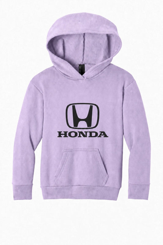 Honda Racing Kids Logo Hoodie Lavender //speedgear.com/cdn/shop/files/HM6038-75377-Lavender-12-PC68YHLavenderFlatFront.jpg?v=1783964069