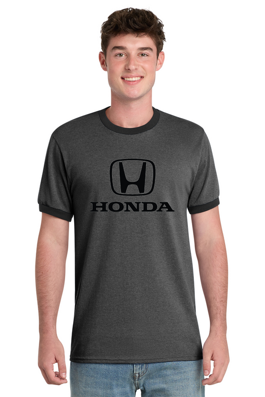 Honda Classic Logo Ringer Tee Grey //speedgear.com/cdn/shop/files/HM6106-Ringer-Gry-Blk.png?v=1783941527