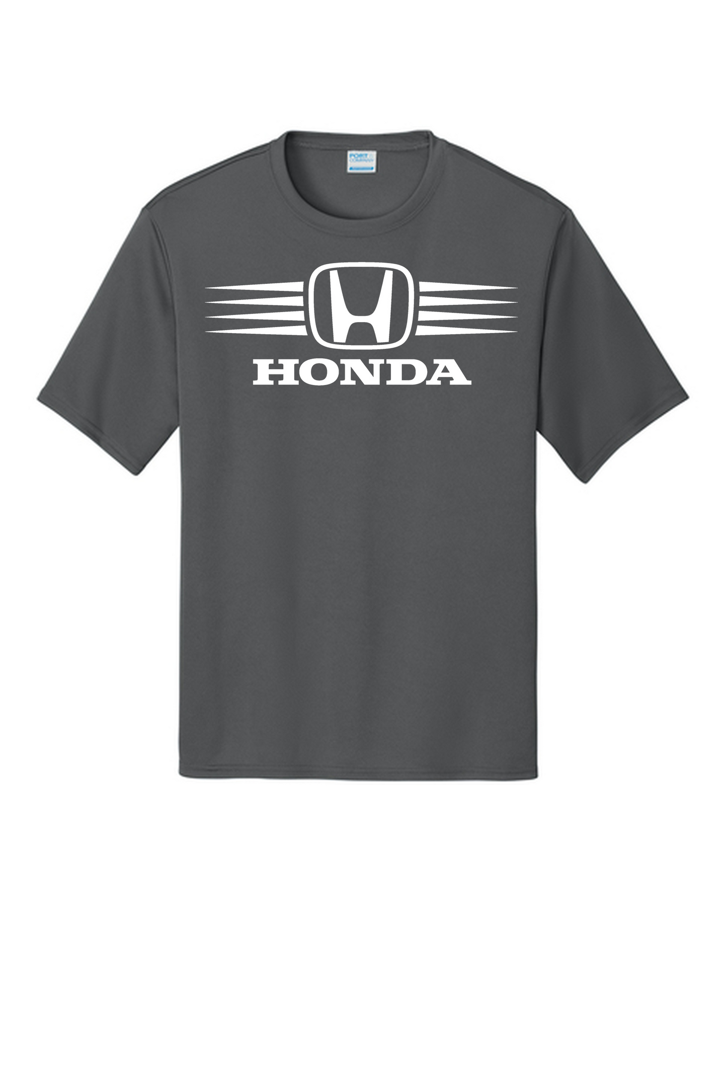 Honda Racing Stripes Performance Tee Charcoal