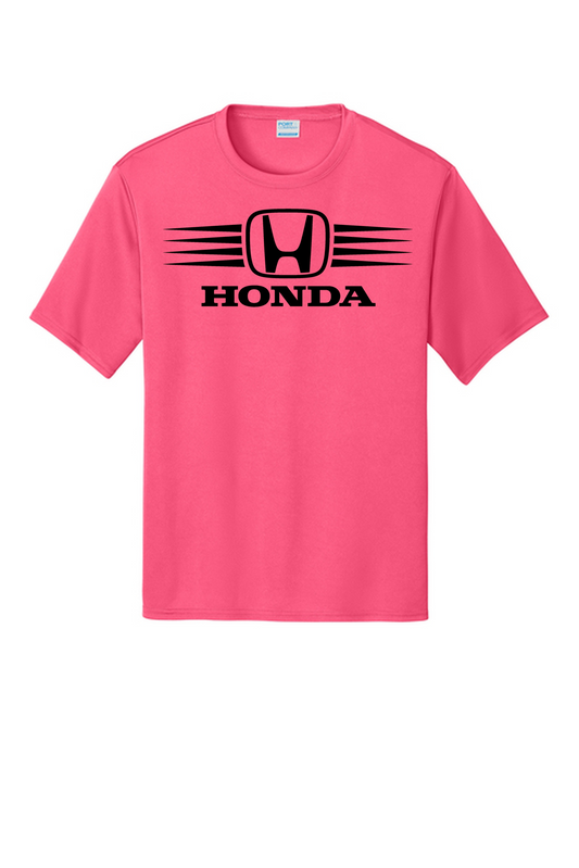 Honda Racing Stripes Performance Tee Neon Pink //speedgear.com/cdn/shop/files/HM6138-PC380NeonPinkFlatFront4.png?v=1784120044
