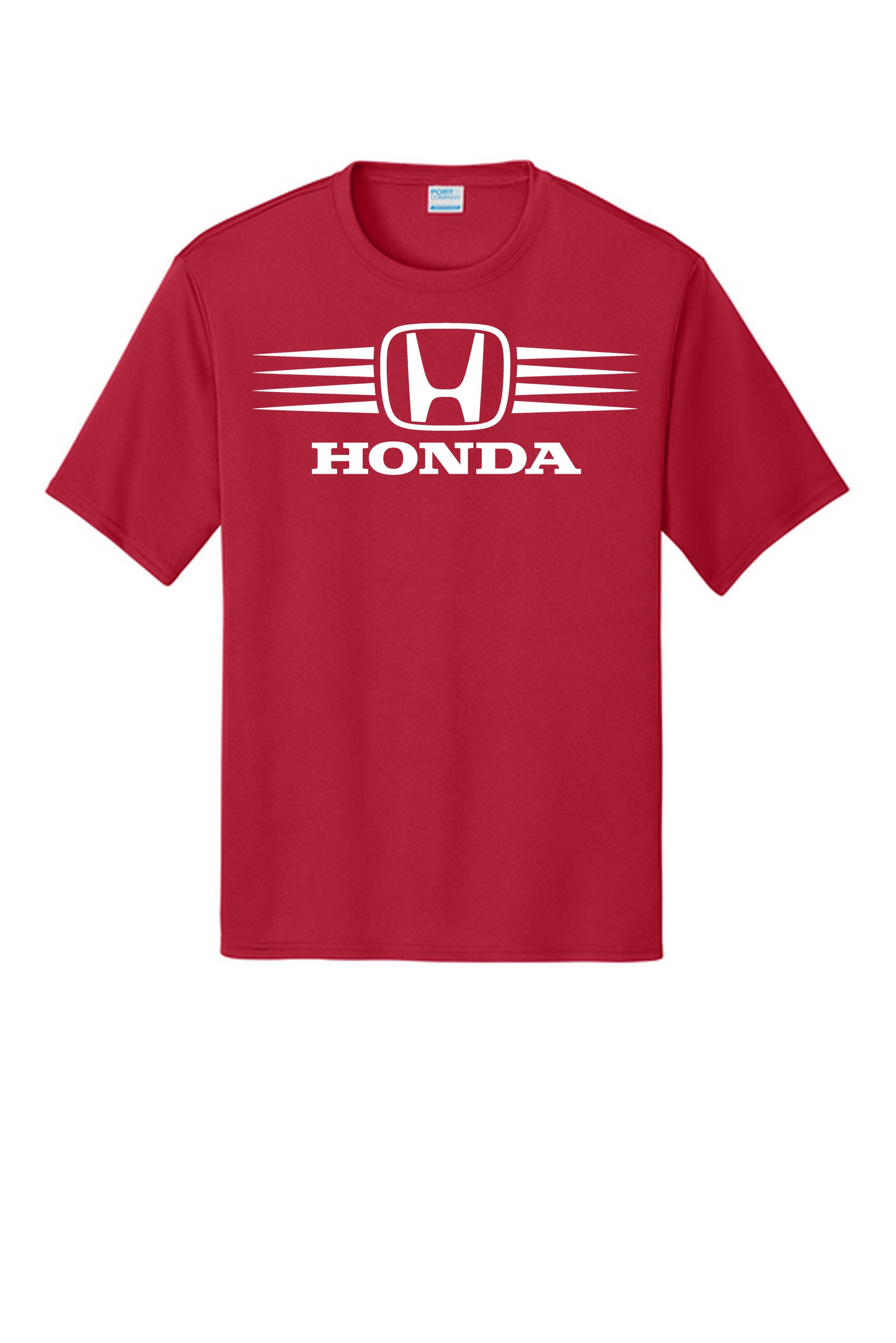 Honda Racing Stripes Performance Tee Red