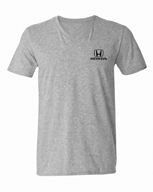 Honda Racing Logo Vneck Tee Sport Grey //speedgear.com/cdn/shop/files/HM6147-gildan64V00-S_S-SportGrey-tee_960d7ece-f7b6-4a1b-8942-211518686393.png?v=1786637477