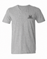 Honda Racing Logo Vneck Tee Sport Grey