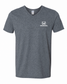 Honda Racing Logo Vneck Tee Heather Grey