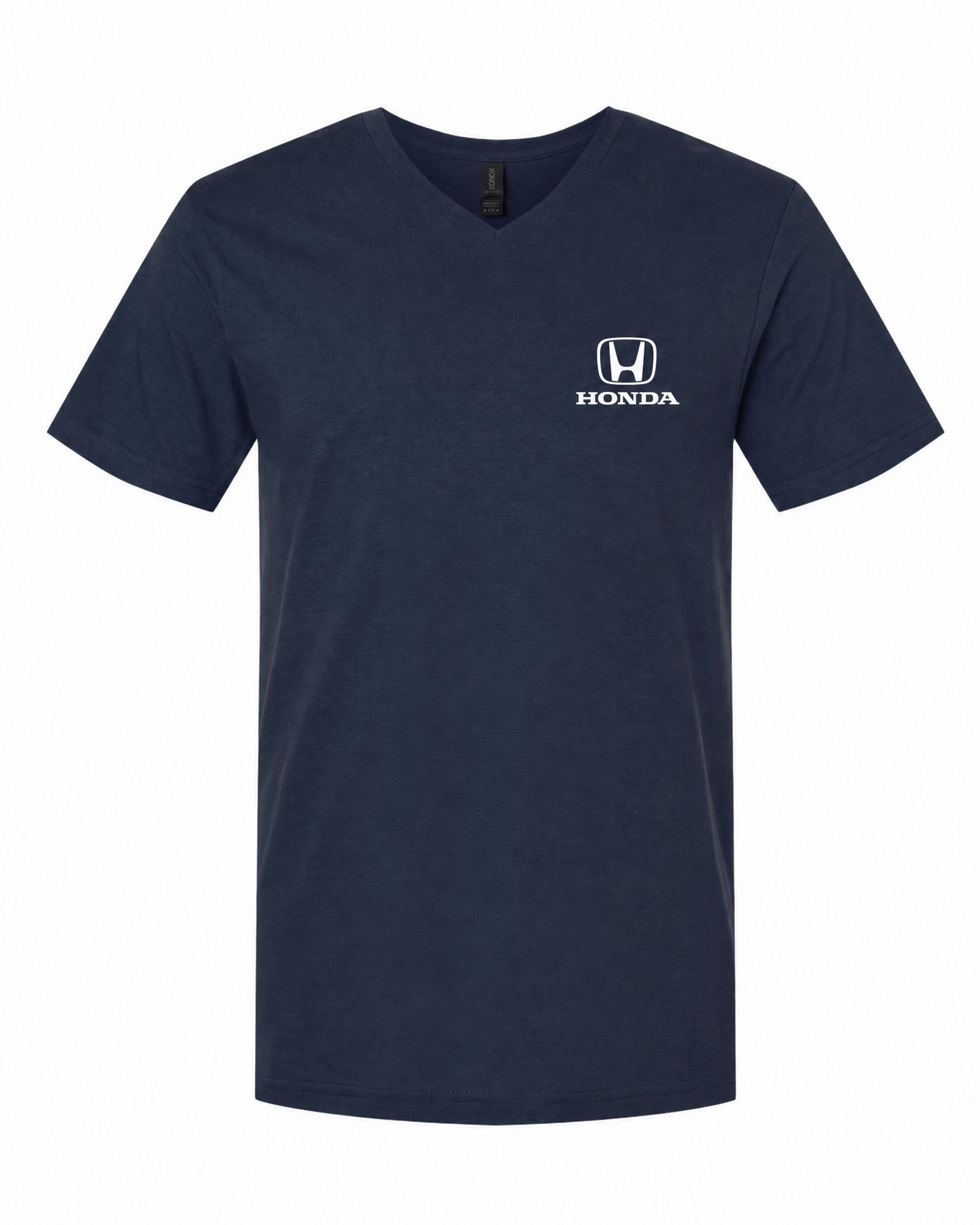 Honda Racing Logo Vneck Tee Navy