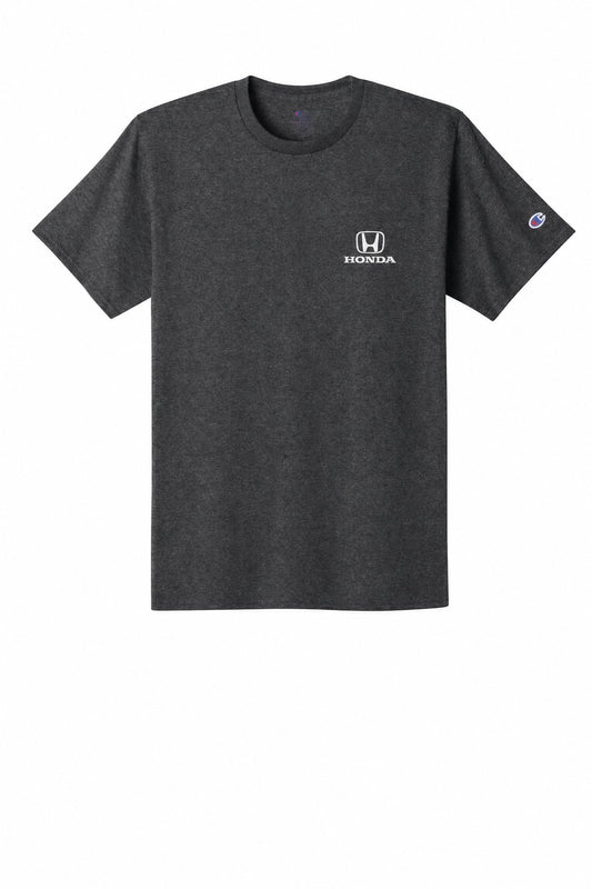 Honda Racing Champion Logo Tee Shirt Charcoal //speedgear.com/cdn/shop/files/HM6155-CharcoalHt-12-CH1000CharcoalHtFlatFront.jpg?v=1787848980
