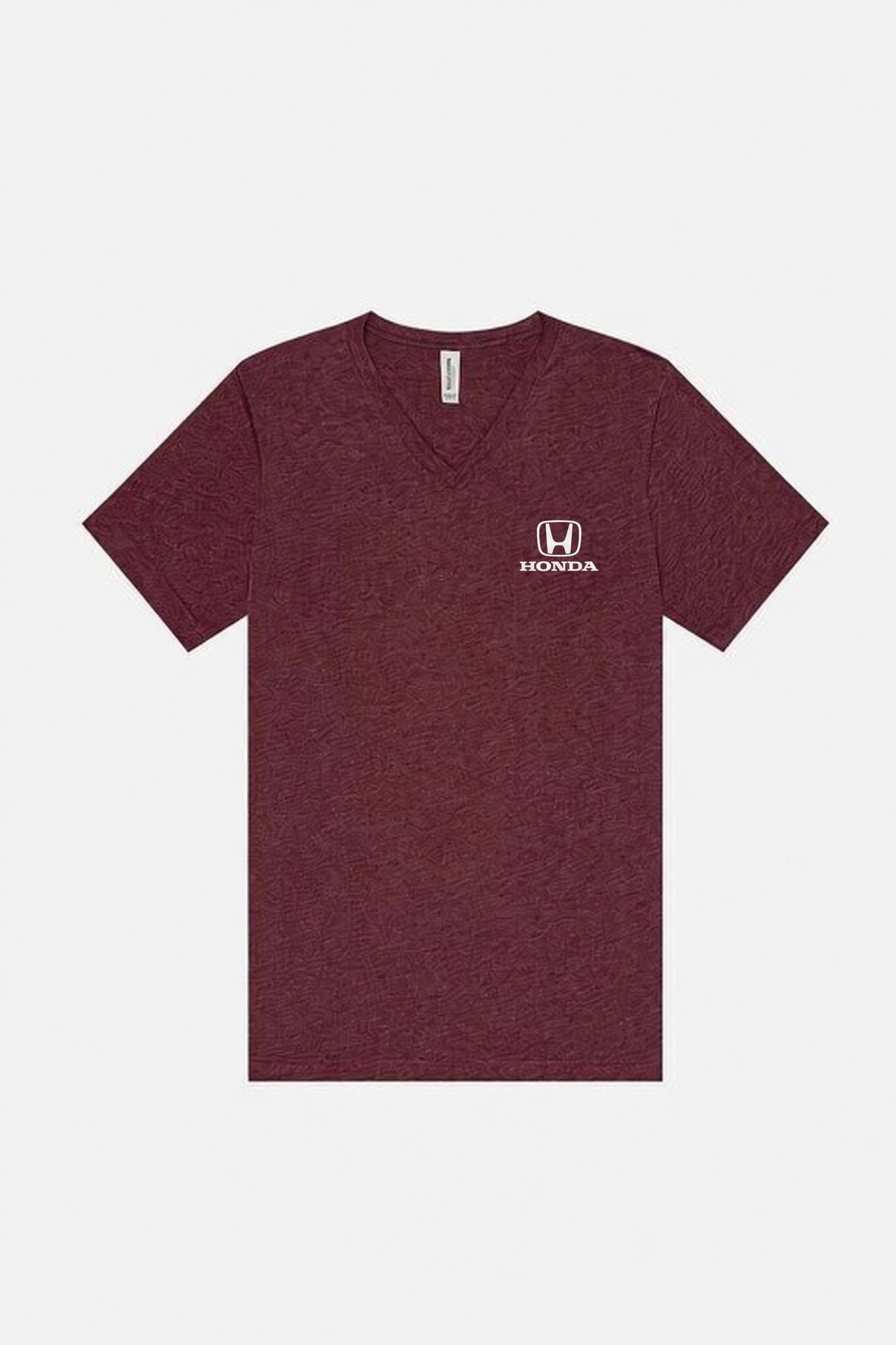 Honda Racing Tri-Blend Vneck Tee Maroon