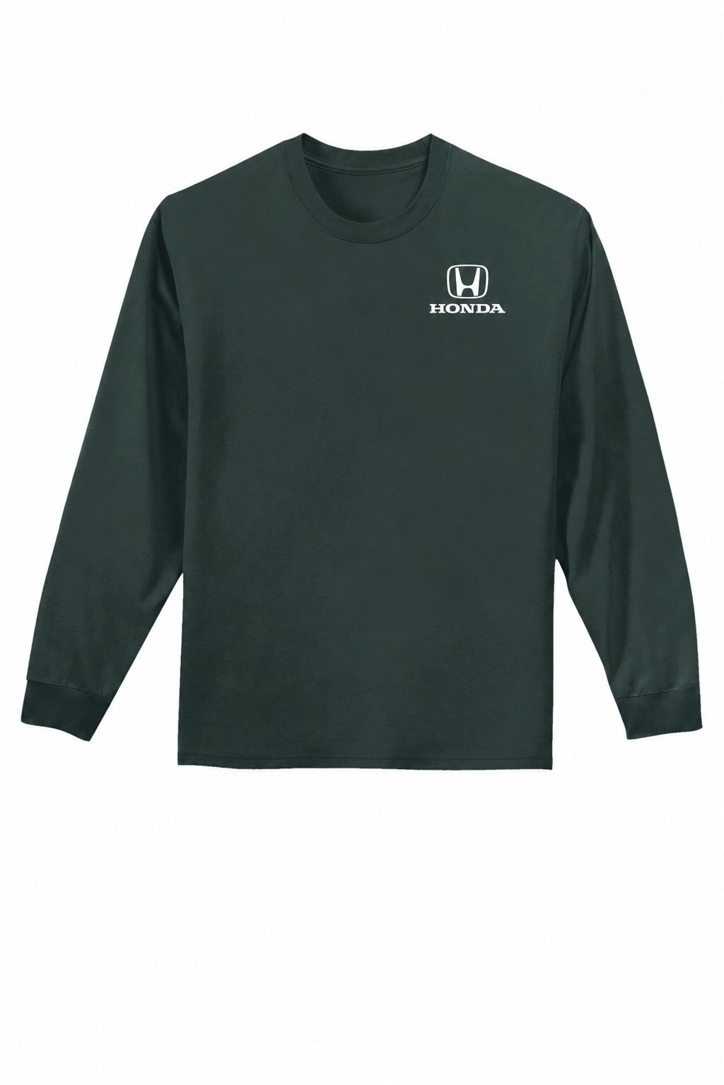 Honda Racing Logo Long Sleeve Tee Hunter Green