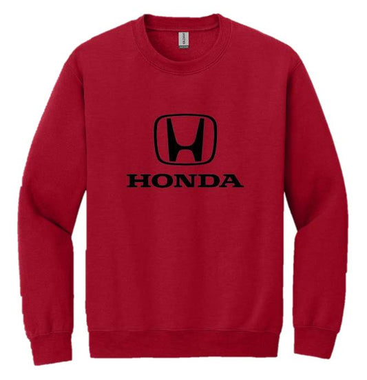Honda Racing Logo Crewneck Sweatshirt Red //speedgear.com/cdn/shop/files/HM6301.jpg?v=1781878228