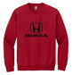 Honda Racing Logo Crewneck Sweatshirt Red