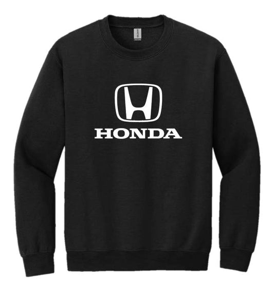Honda Racing Logo Crewneck Sweatshirt Black //speedgear.com/cdn/shop/files/HM6302.jpg?v=1781879684