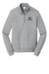Honda Racing Logo 1/4 Zip Sweatshirt Athletic Grey