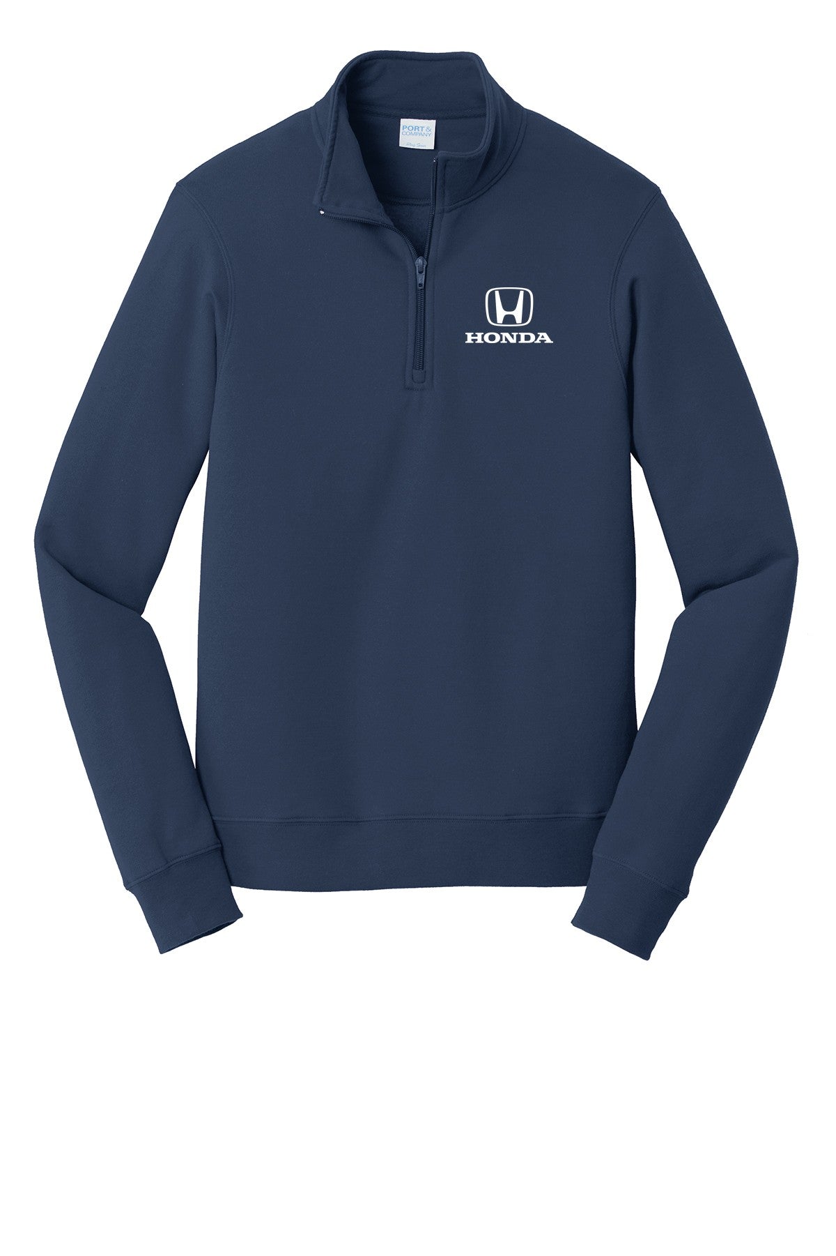 Honda Racing Logo 1/4 Zip Sweatshirt Navy