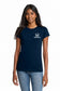 Honda Racing Ladies Fitted Tee Shirt Navy