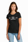 Honda Racing Ladies Round Neck Tee Black
