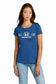 Honda Racing Ladies Round Neck Tee Royal