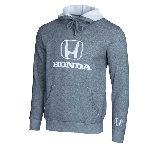 Honda Gray Pullover Hooded Sweatshirt