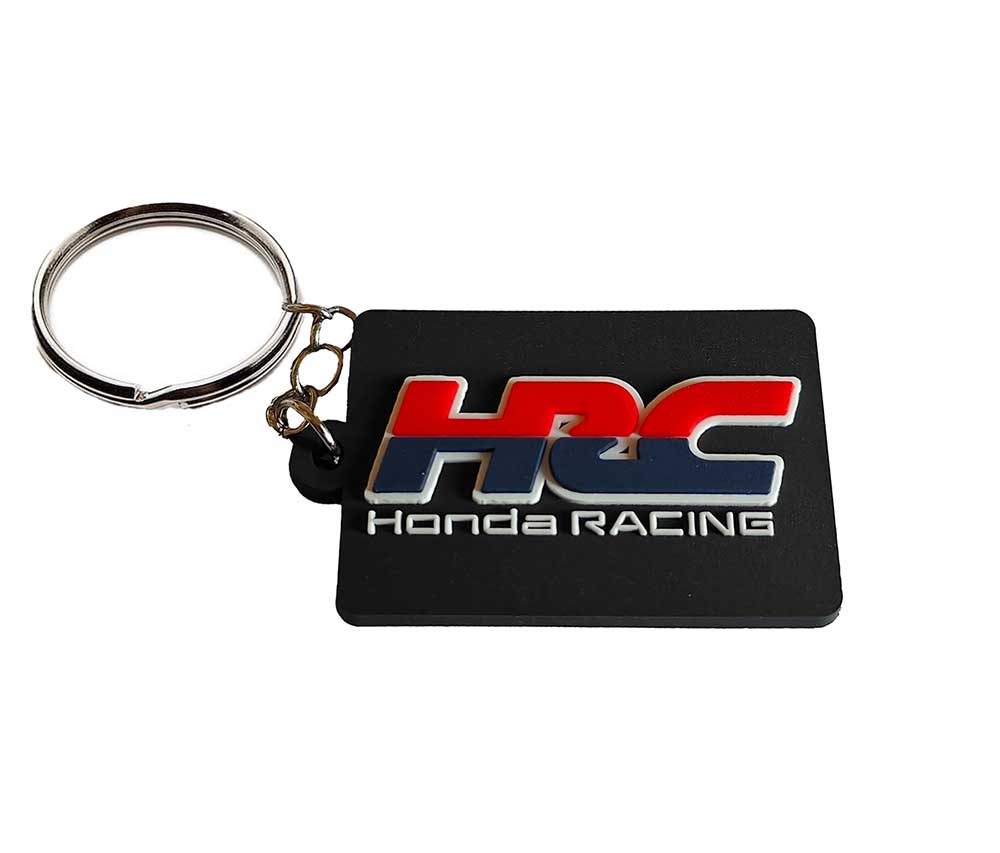 HRC Honda Racing PVC Rubber Keychain – Speedgear