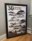 Honda Vintage Culture 30th Anniversary Type R Poster - White