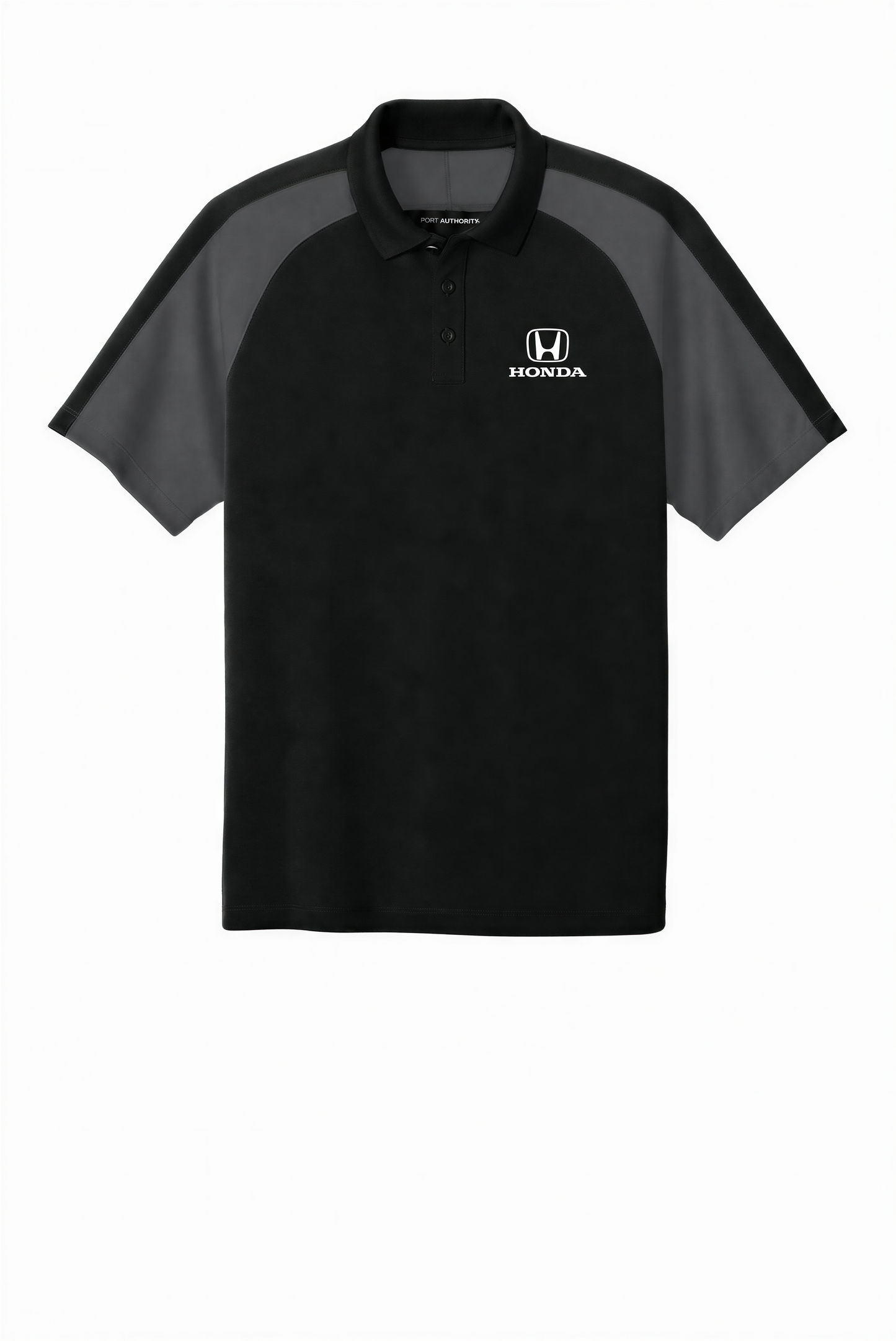 Honda Logo Color Block Polo Grey/Black
