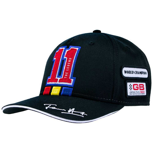 James Hunt Black Watkins Glen Hat