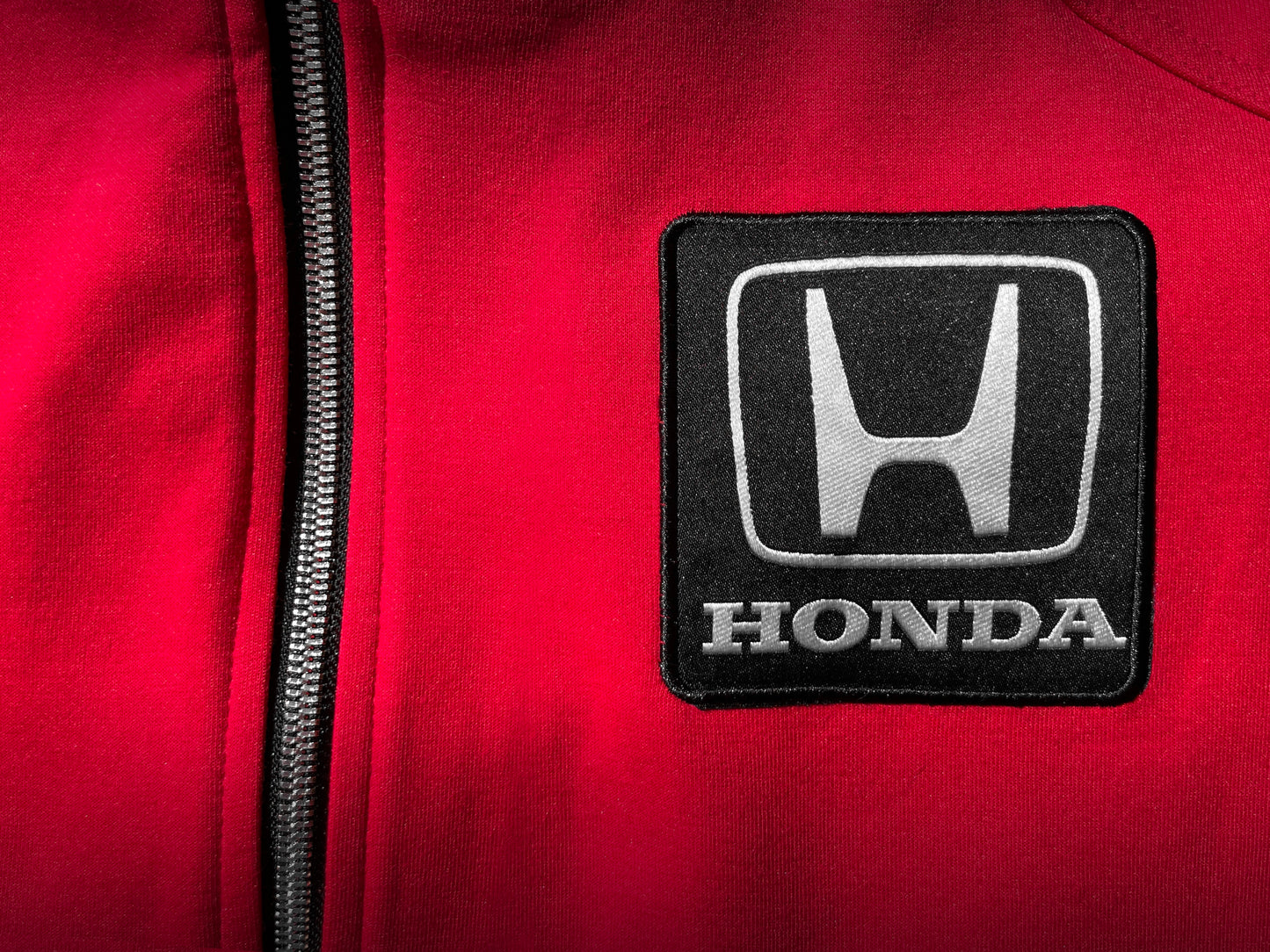 Honda Vintage 1989 Grand Prix Racing Team Zipper Jacket Red
