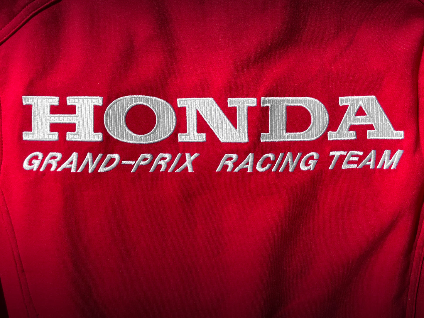 Honda Vintage 1989 Grand Prix Racing Team Zipper Jacket Red