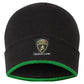 Lamborghini Squadra Corse Team Knitted Beanie 2023 Black