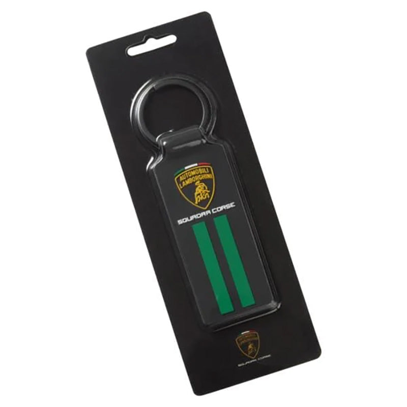 Lamborghini Squadra Corse Rubber Keychain