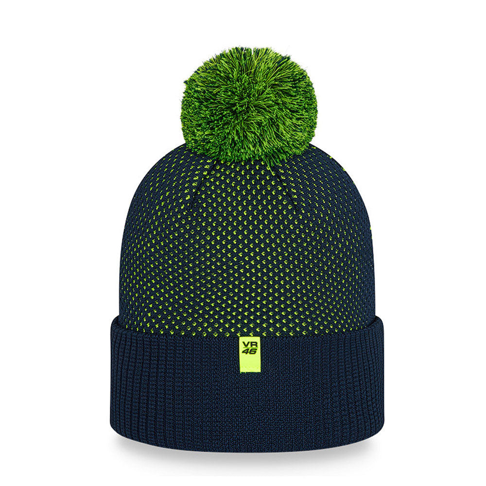 VR46 Rossi Blue Bobble Beanie Hat