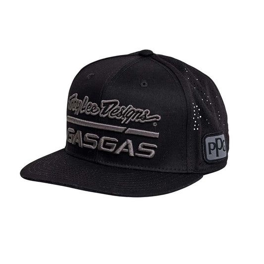 TLD GasGas Team Snapback Hat Black