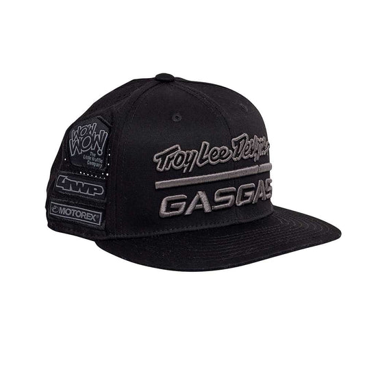 TLD GasGas Team Snapback Hat Black