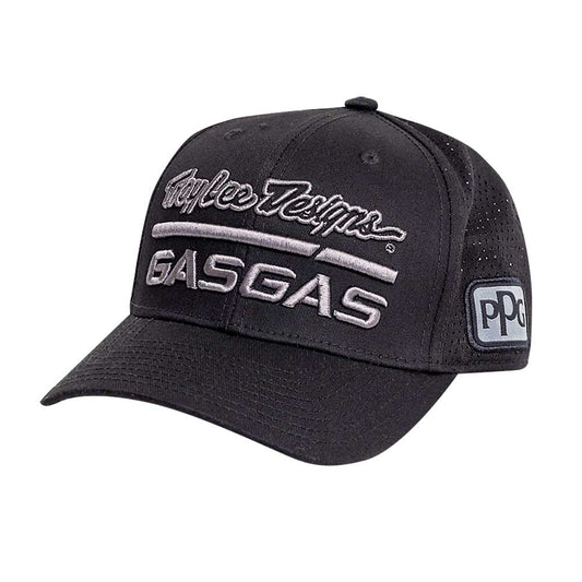 TLD GasGas Team Curved Snapback Hat Black