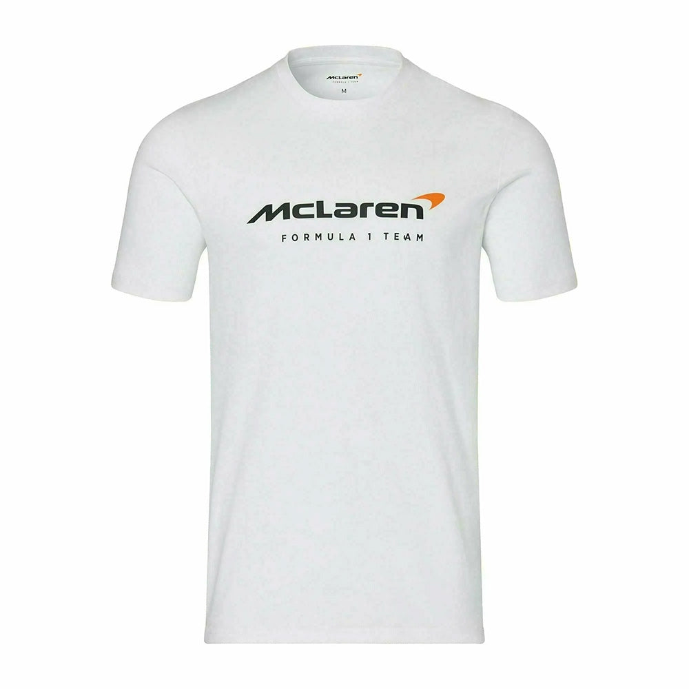 McLaren F1 Core Essentials Logo Tee White