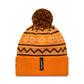 New Era x McLaren F1 Holiday Cuff Beanie Papaya