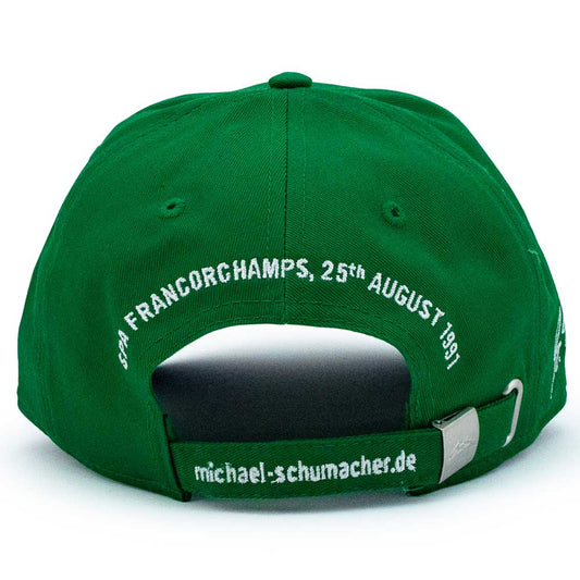 Michael Schumacher First GP Race 1991 Green Hat