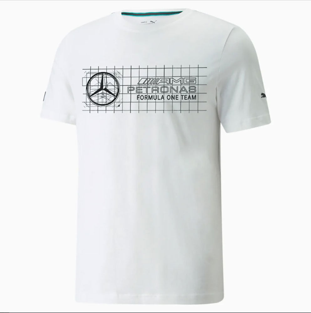 Puma Mercedes AMG White Logo Tee +