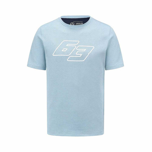 Mercedes AMG Petronas F1 George Russell British GP Blue Tee