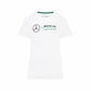 Mercedes Benz AMG Petronas F1 Ladies White Tee Shirt 2022