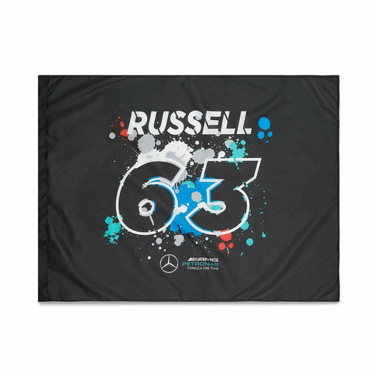 Mercedes AMG Petronas George Russell #63 Flag