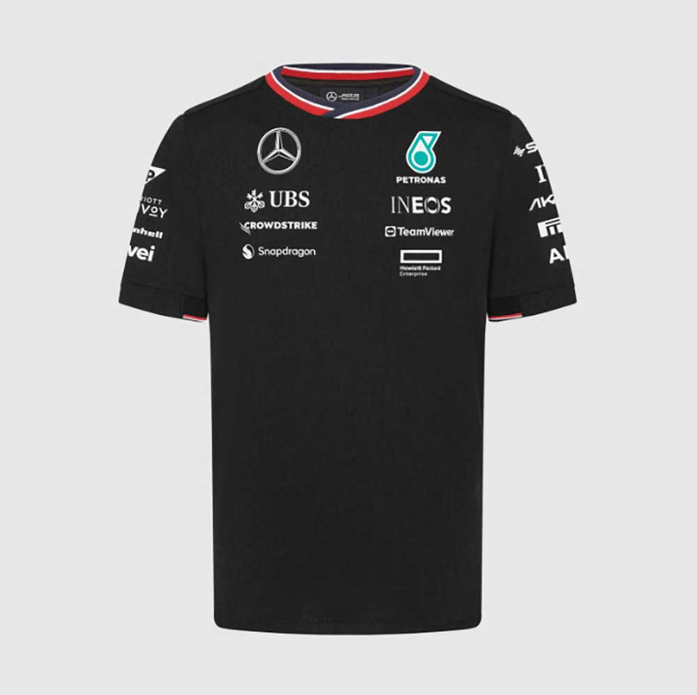 Mercedes AMG F1 Team Driver Tee 2024 Black